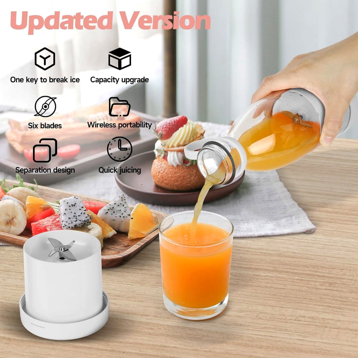 Portable Mini Juicer Blender