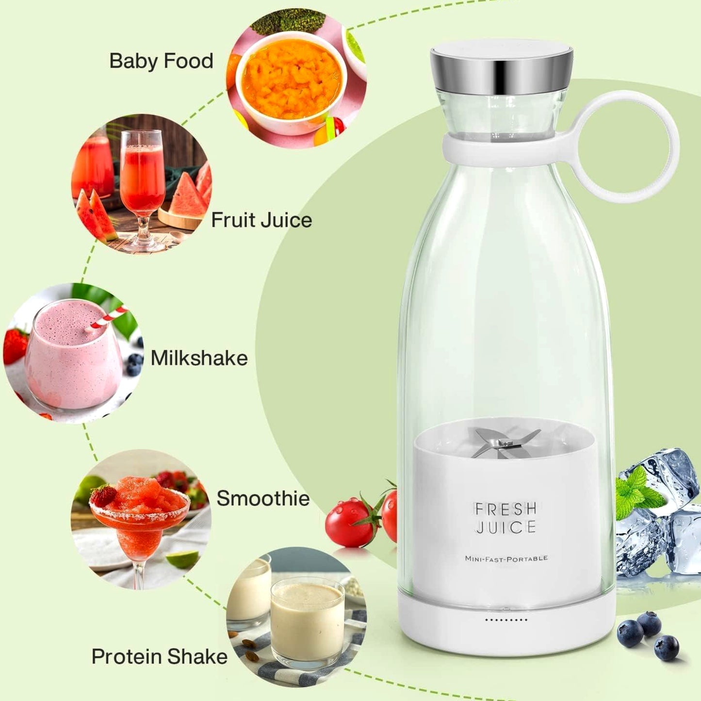 Portable Mini Juicer Blender